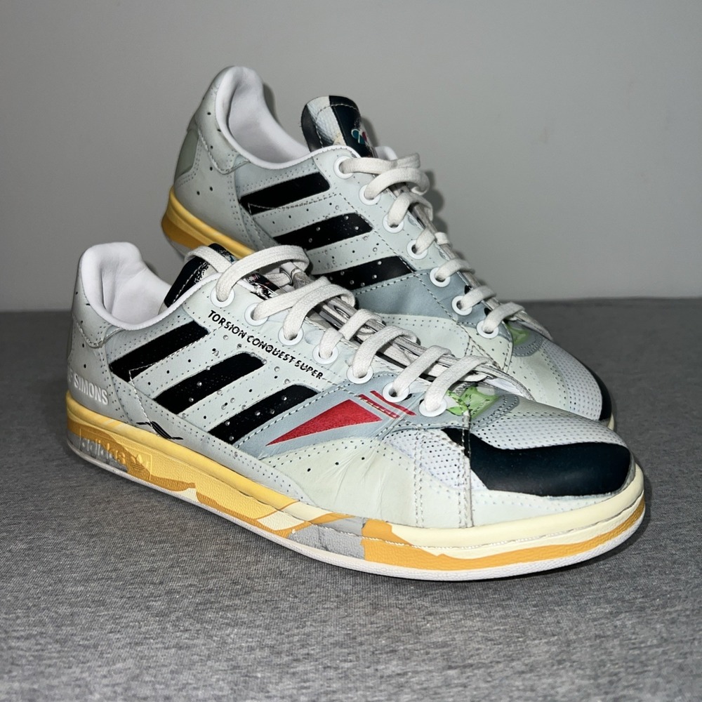 Adidas Raf Simons x Torsion Conquest Stan Smith Trompe L'oeil Mens Shoe Sz 8 - Picture 2 of 16